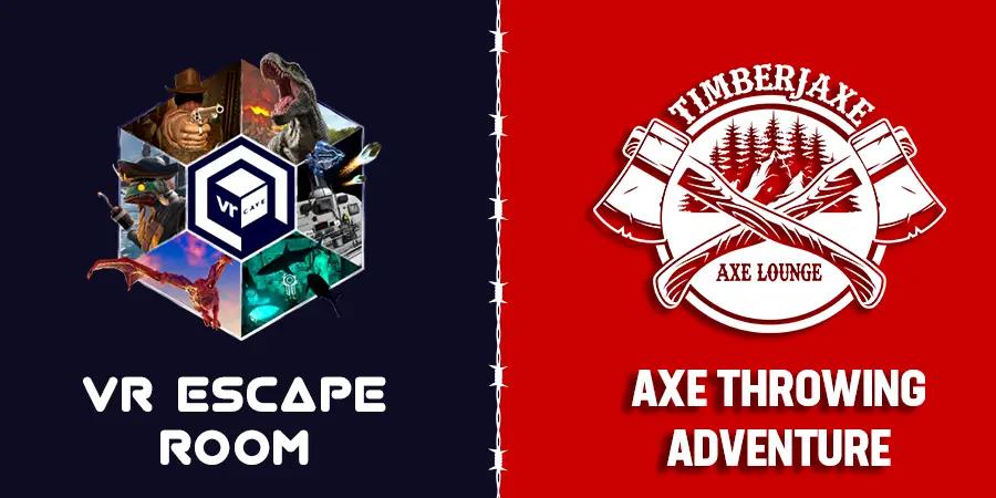 VR Escape Room & Axe Throwing Bundles